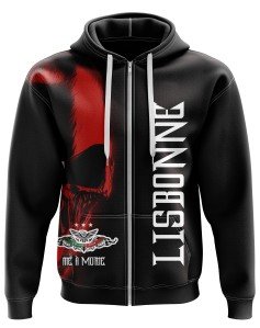 Zipped hoodie Lisboa até à morte - Supporters...