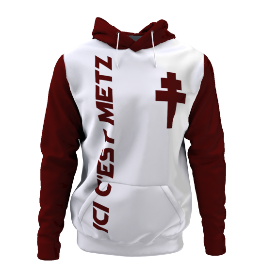Veste à capuche Ici c'est Metz - Supporters Metz