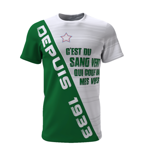 C'est du sang vert qui coule dans mes veines depuis 1933 - Supporters Saint Etienne